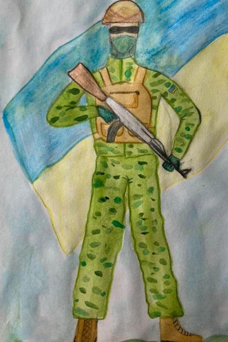 Малюнки українських дітей війни передадуть у Гаагу 3