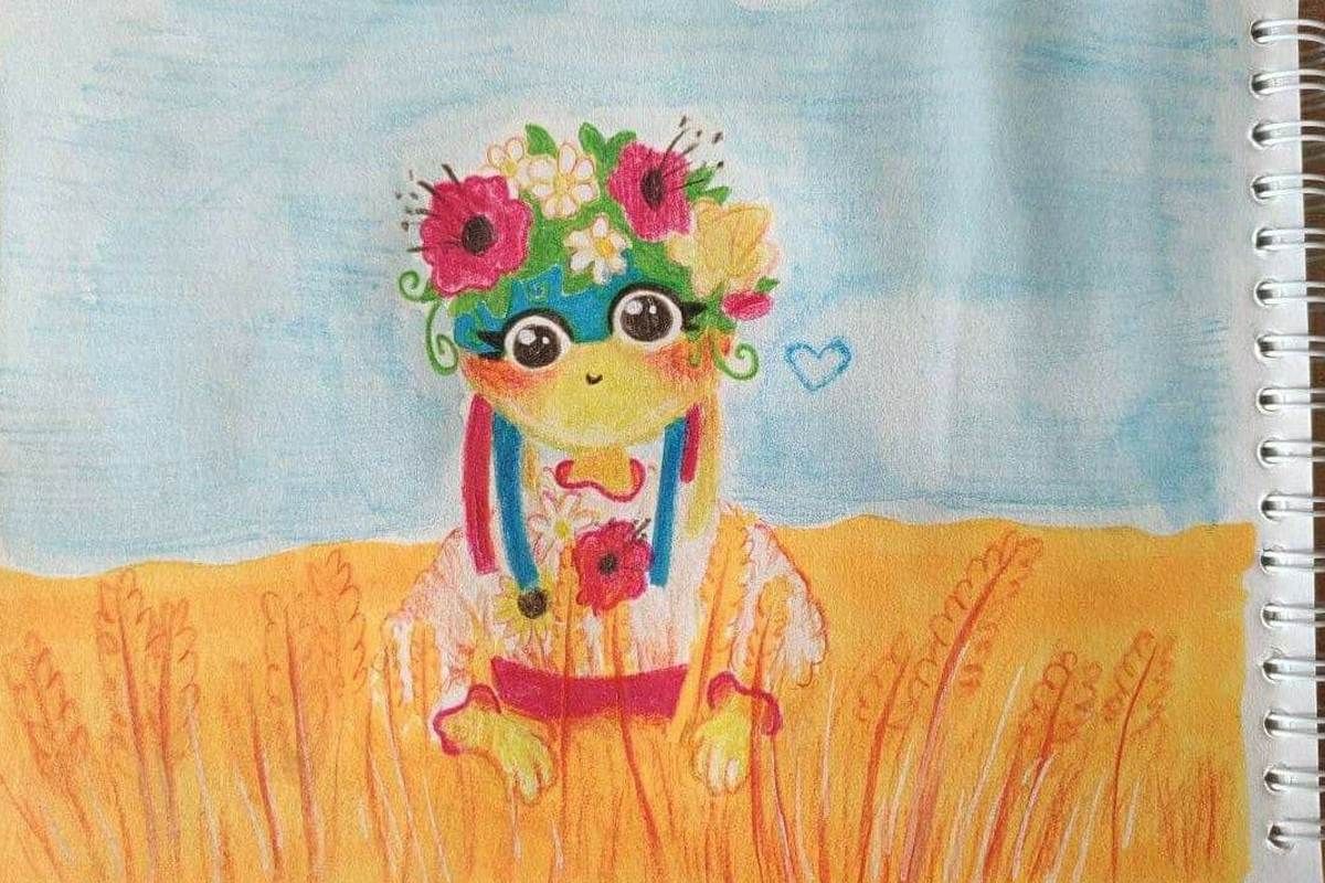 Малюнки українських дітей війни передадуть у Гаагу 11