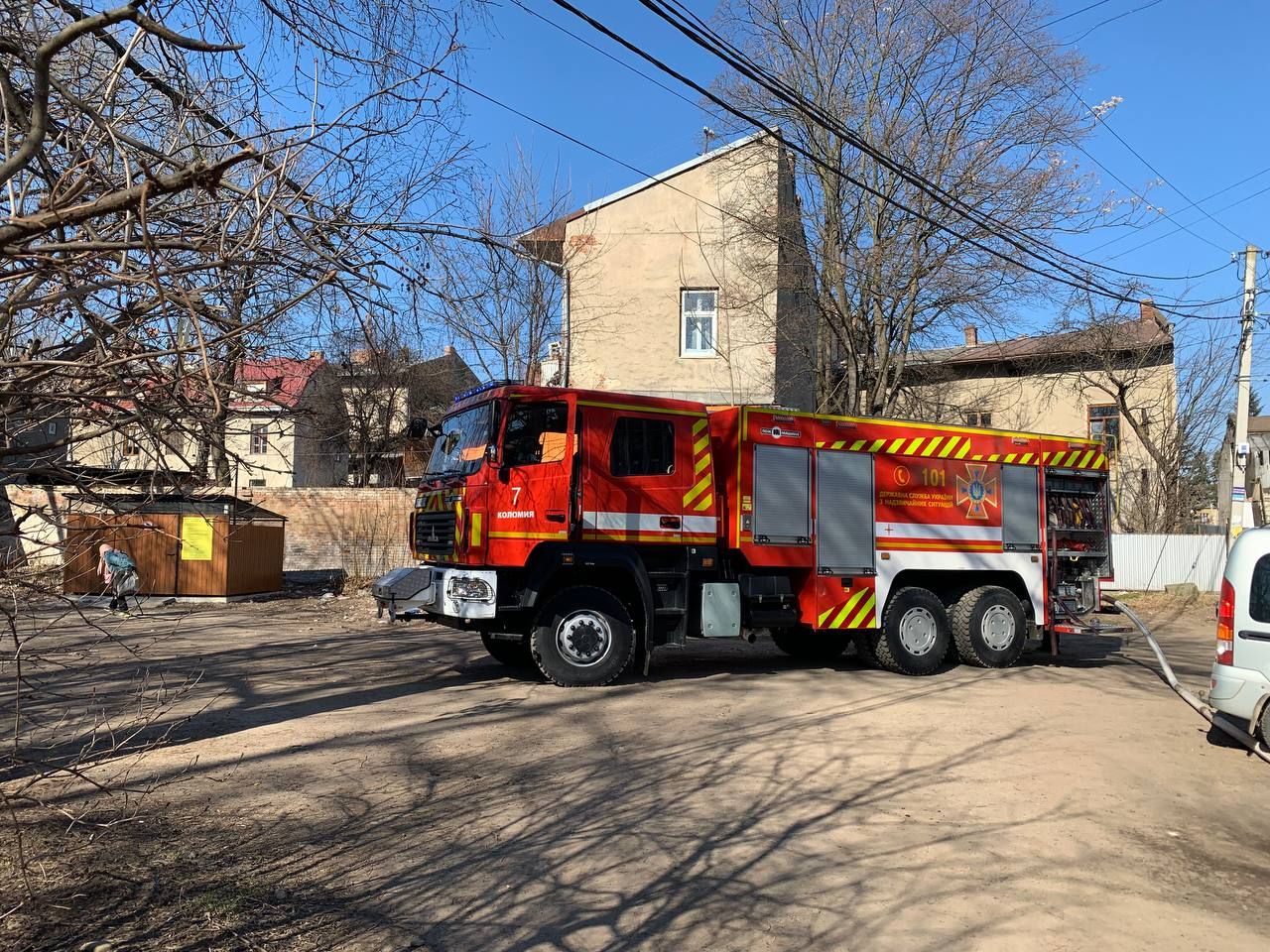 Коломия: ранкова пожежа на Січових Стрільців 1