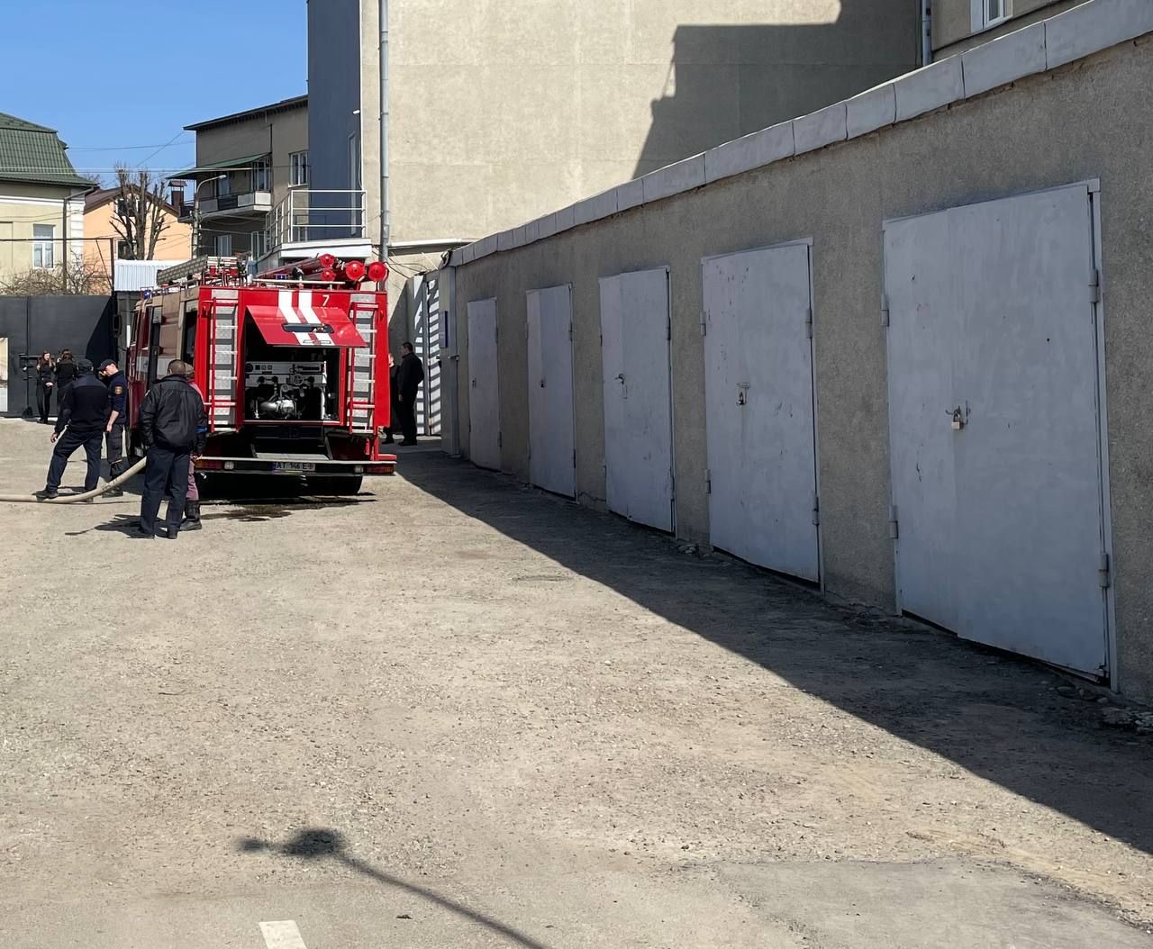 Коломия: пожежа у поліційному відділку 2