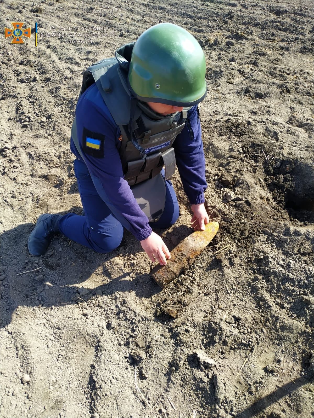 На Франківщині ДСНС знешкодили два вибухонебезпечні предмети часів ІІ Світової 1