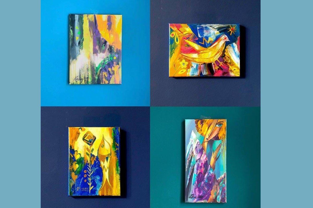 Художник з Коломиї Мирослав Ясінський продає картини і передає кошти на ЗСУ 2