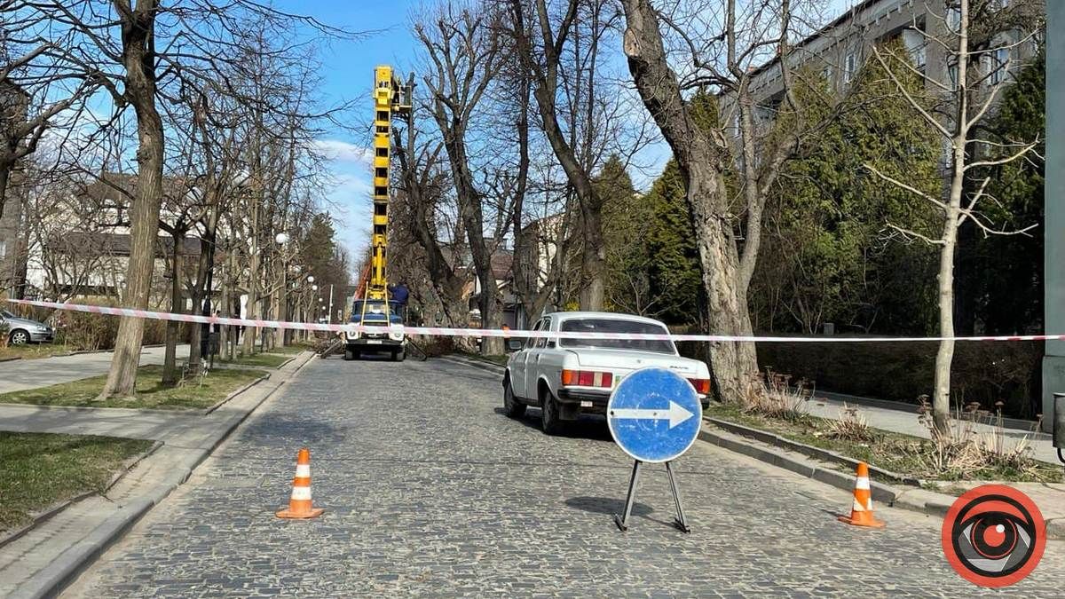 У Коломиї перекрили частину бульвару Лесі Українки
