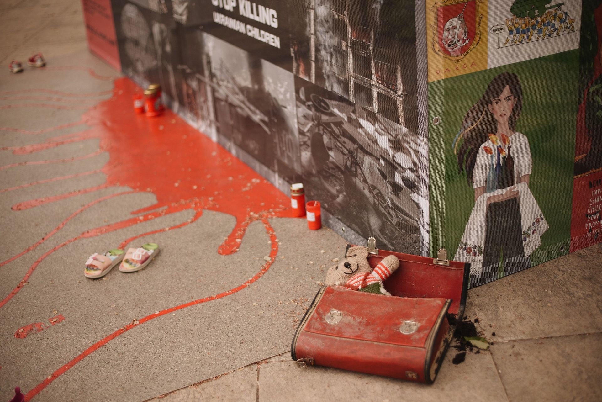 Бухарест з Україною: мистецький протест просто неба 2