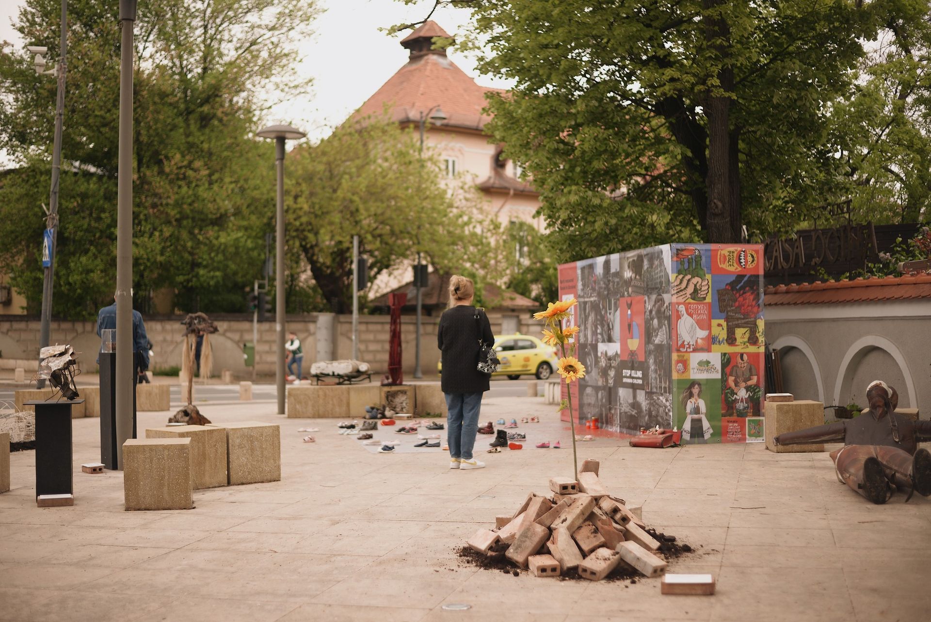 Бухарест з Україною: мистецький протест просто неба 5