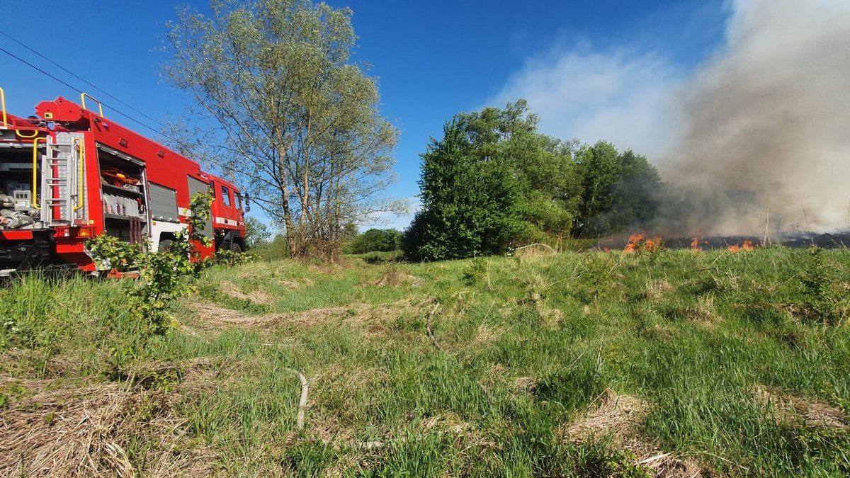 На Коломийщині за добу тричі горіла суха трава та 2 будинки 2