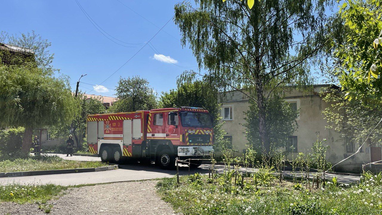 У Коломиї на Чайковського горіло дерево