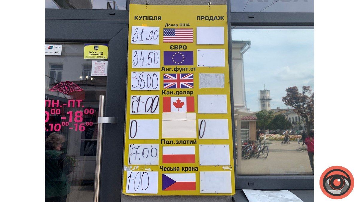 Курс валют у Коломиї 7 травня 5