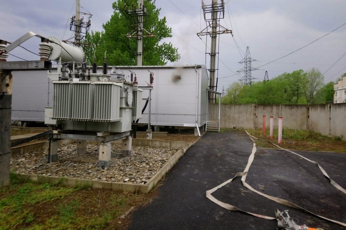 На Коломийщині горіла розподільча підстанція 1