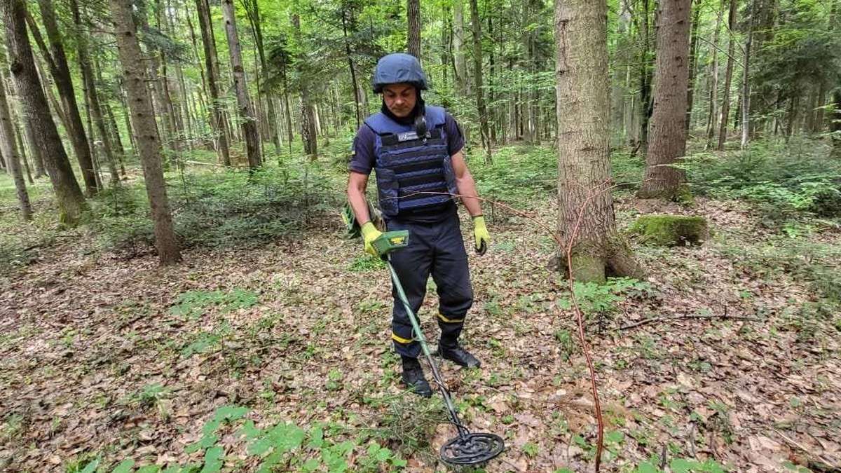 На Коломийщині знайшли міну