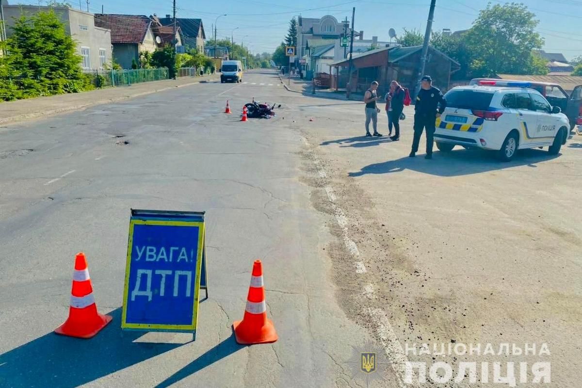 У Коломиї автомобіль збив мотоцикліста 1