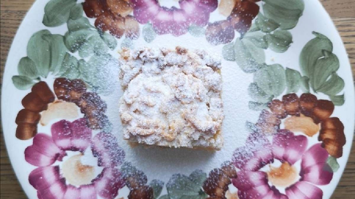 Рецепт дня: крухий пляцок з ябками