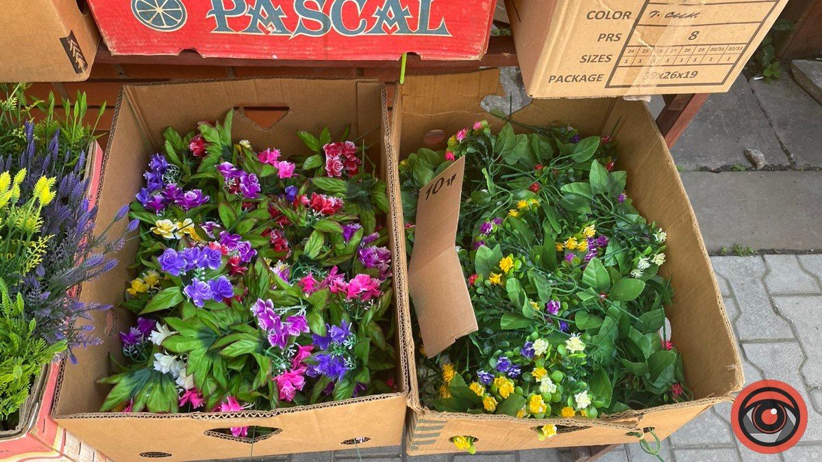 Яка ціна на штучні квіти на базарі в Коломиї та чи можна їх замінити? 1