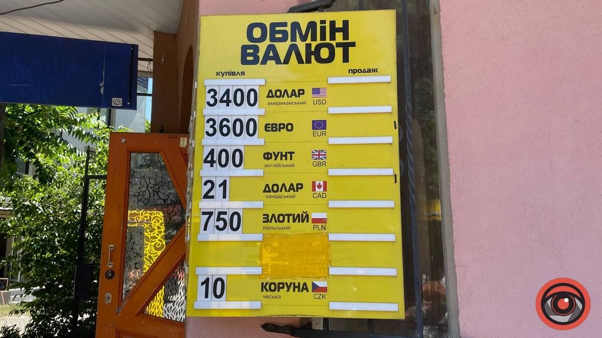 Актуальний курс валют у Коломиї 1