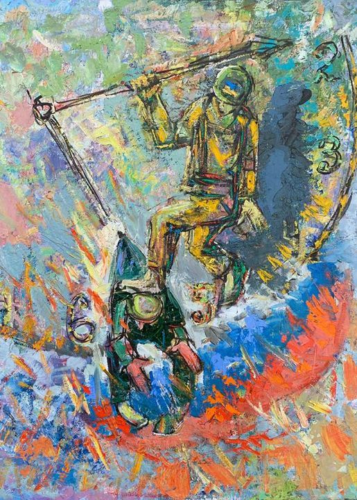 Будівельник за професією, художник – за покликанням. Виставка Миколи Качура в Світовиді 5