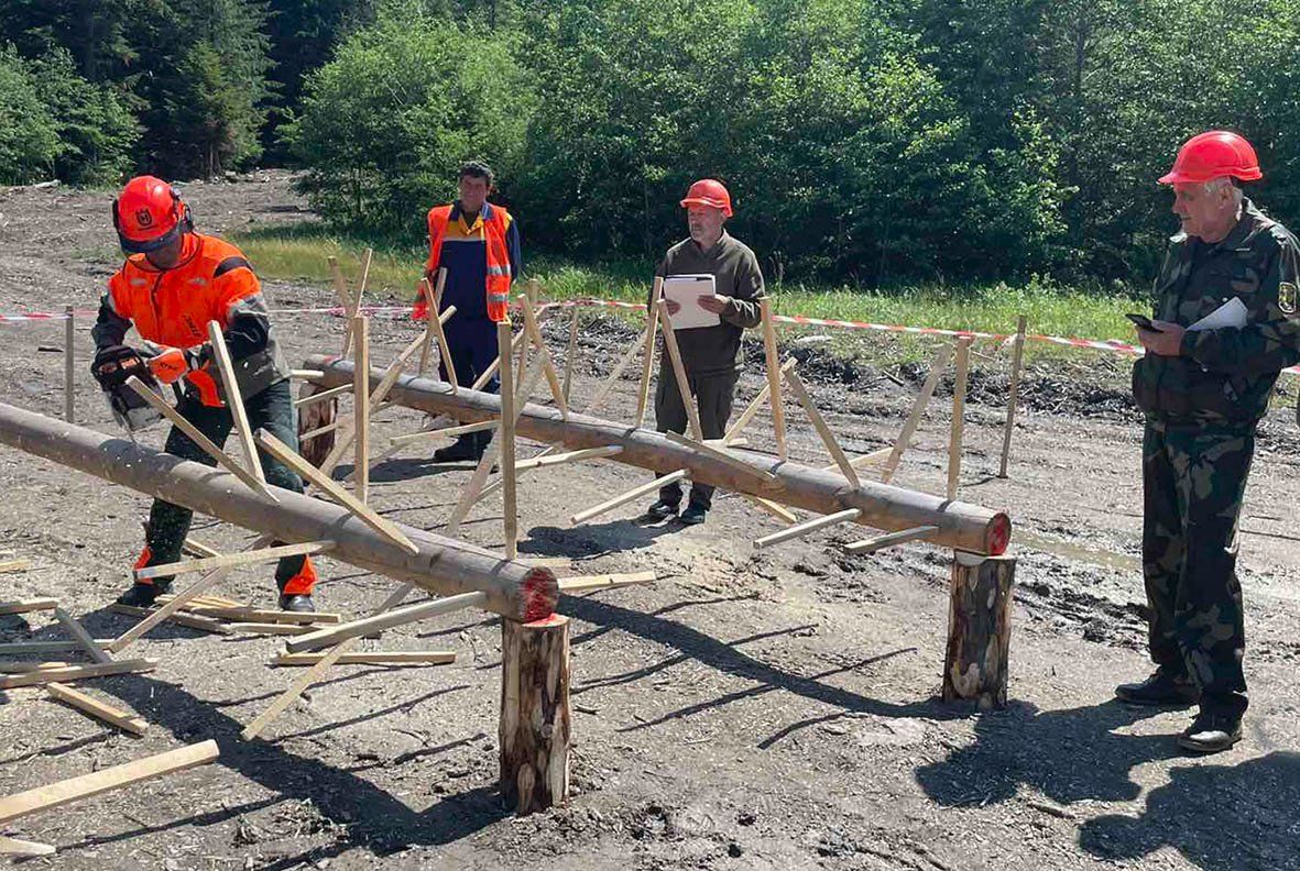 На Верховинщині змагалися за звання найкращого лісоруба 1