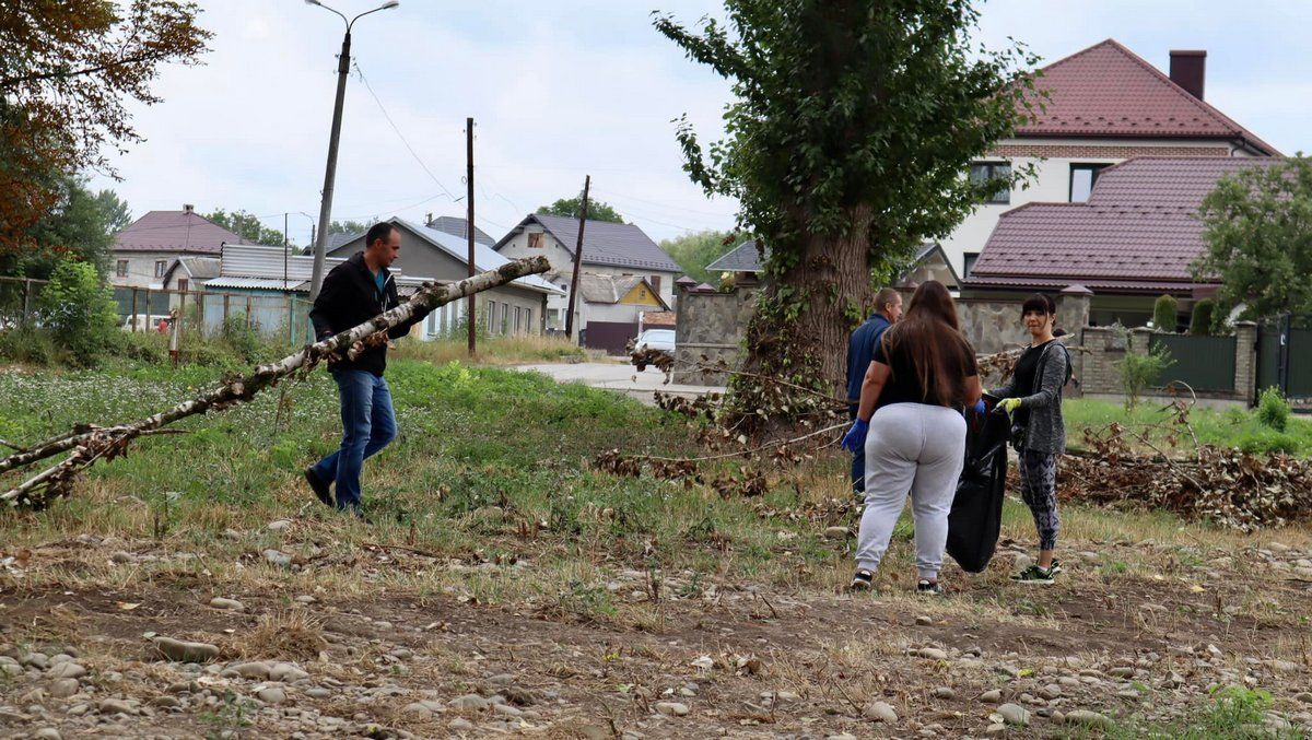 Як службовці з ратуші прибирали Шевченківське озеро 3