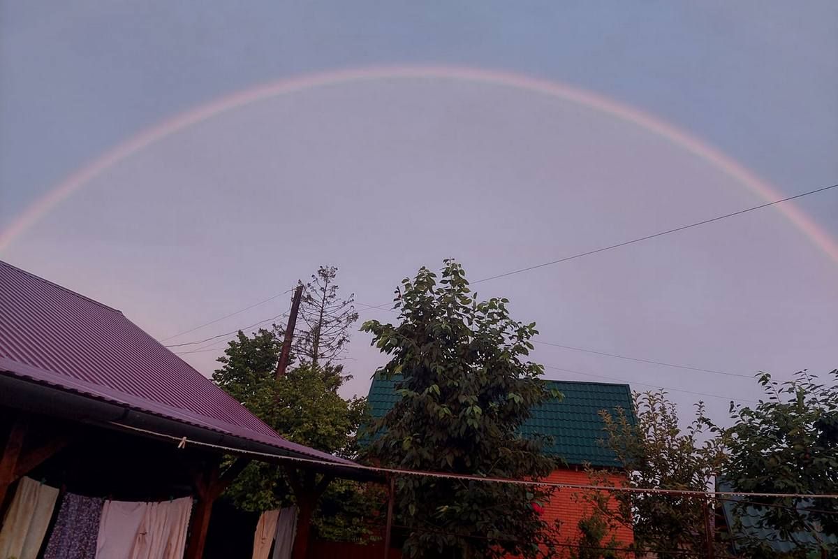 Веселка над Коломиєю, як арка перемоги 7