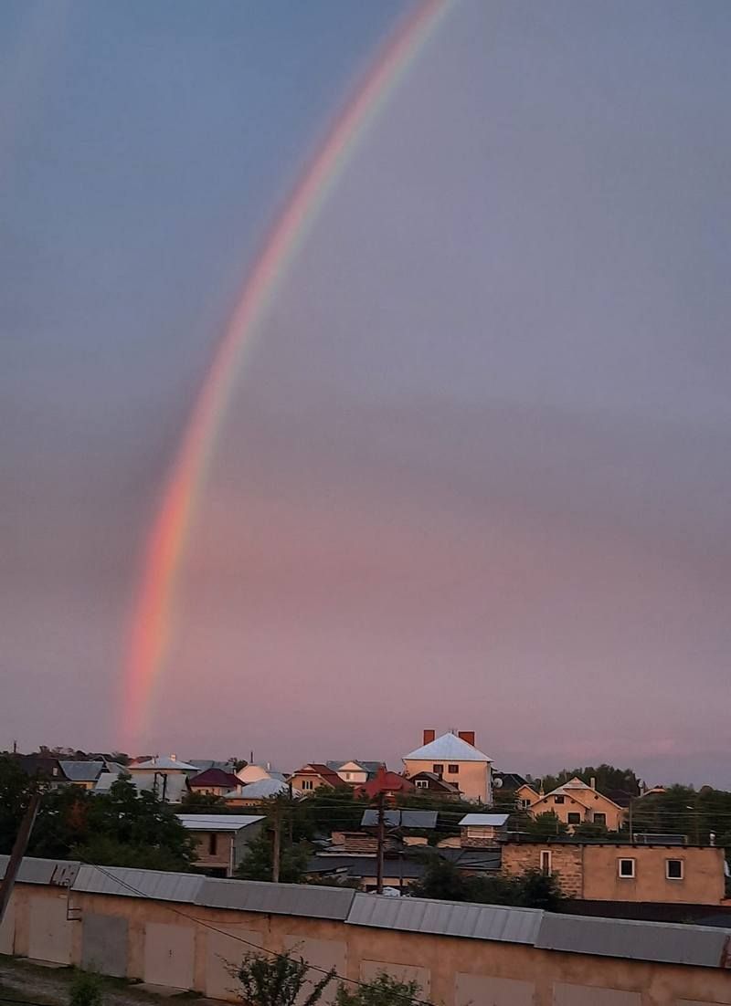 Веселка над Коломиєю, як арка перемоги 4