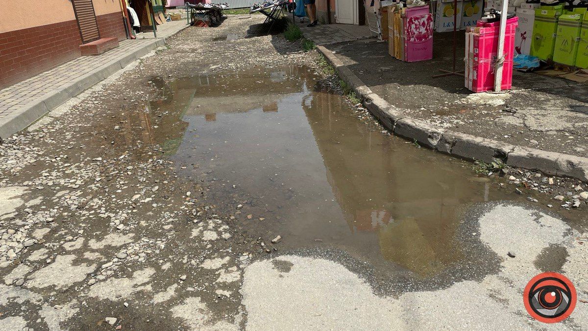 Калюжі в Коломиї: як виглядає місто після дощу. Фоторепортаж 4