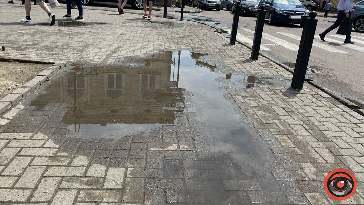 Калюжі в Коломиї: як виглядає місто після дощу. Фоторепортаж 6