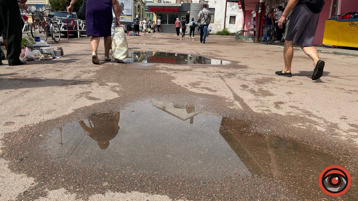 Калюжі в Коломиї: як виглядає місто після дощу. Фоторепортаж 8