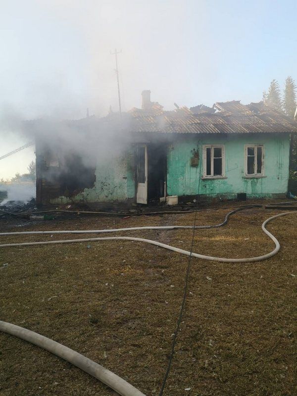 В Малій Кам'янці палав будинок 2