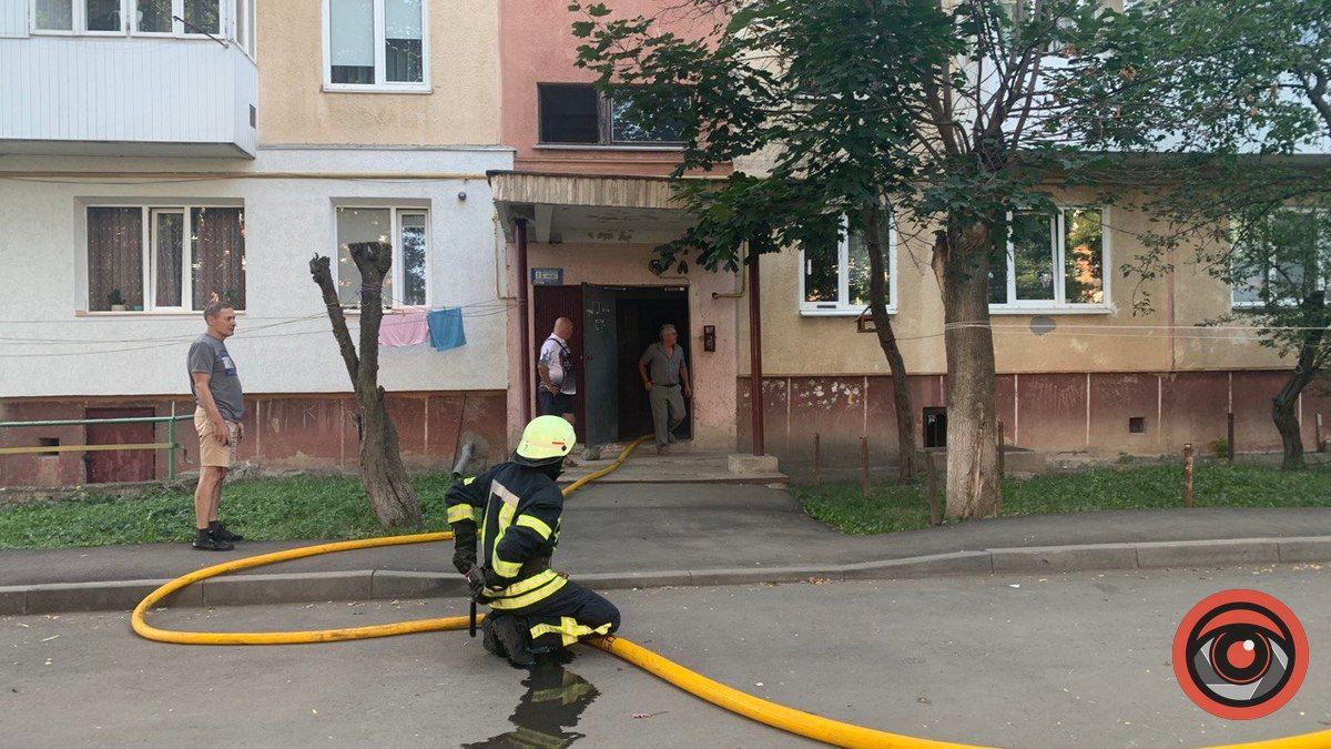 Пожежа у квартирі на вулиці Чайковського 3