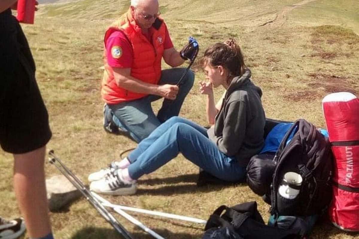 У Карпатах туристці стало погано 2