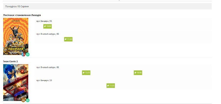Заходи Писанкової 15 серпня 1