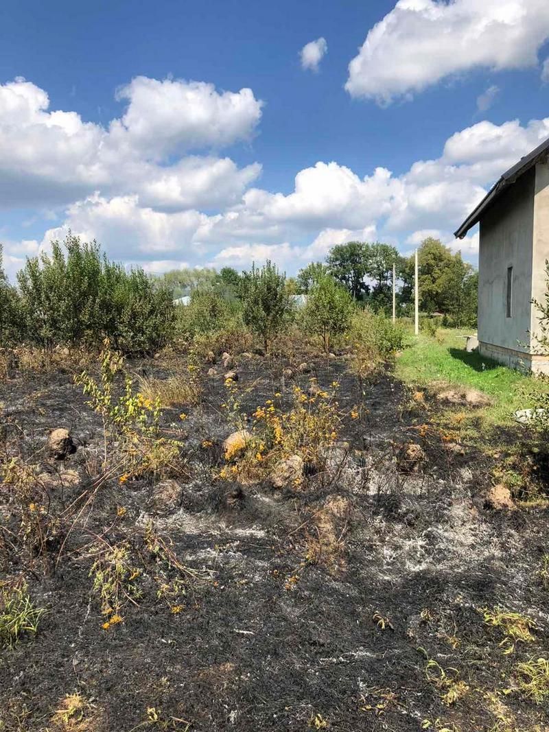 Не перша пожежа за день: знову зайнялася трава 2