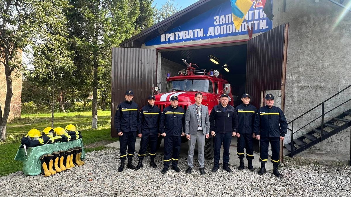 У Білих Ославах відкрили новий підрозділ пожежної охорони 6