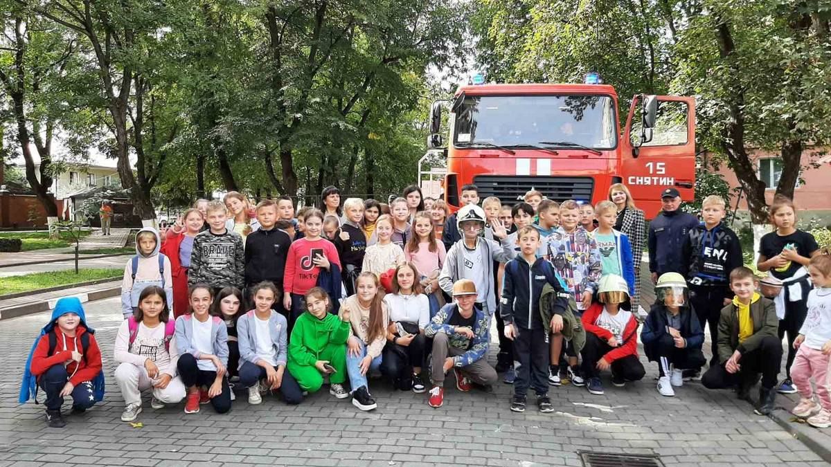 Екскурс у роботу рятувальників для учнів Снятинського ліцею