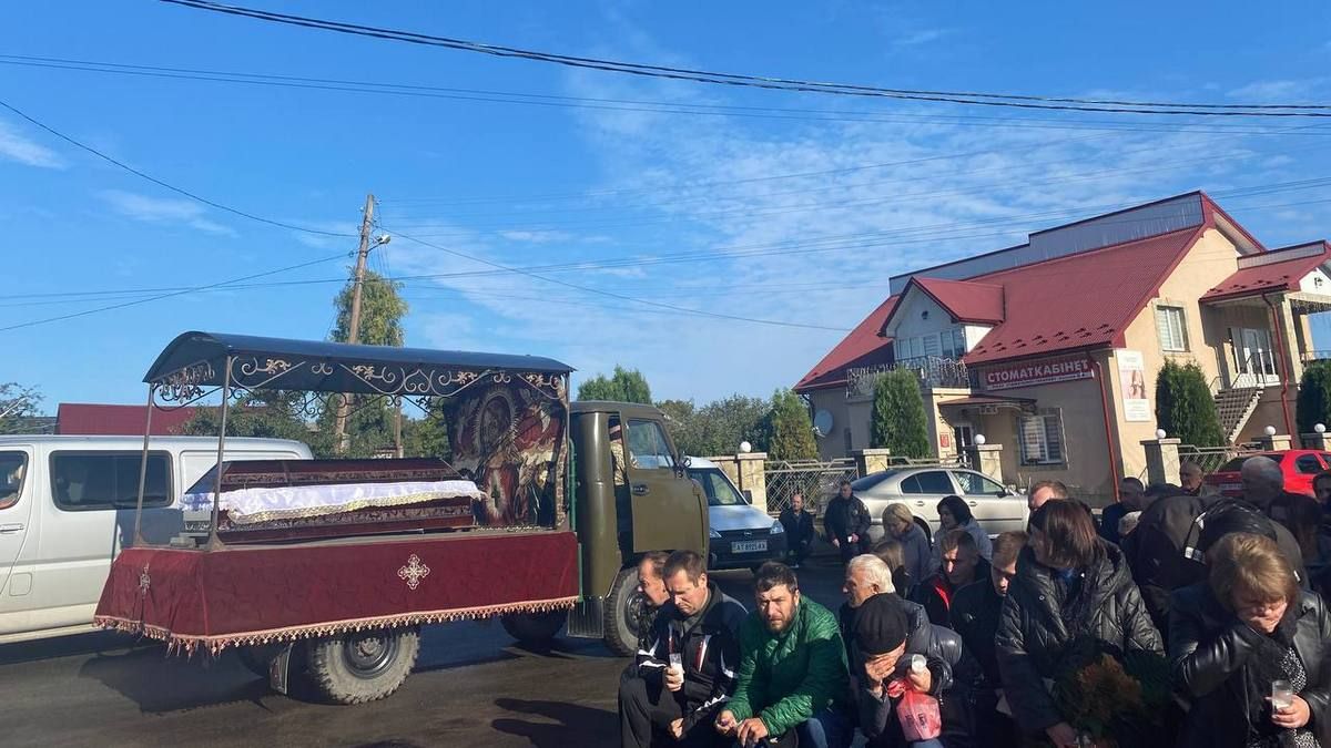 Городенківська громада зустріла загиблого Героя Віталія Палюха 2