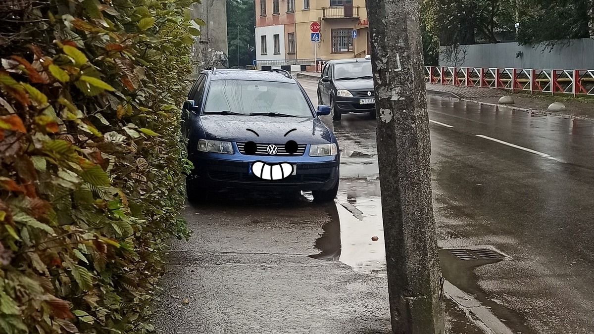 Вкурвило: коломиянка двічі викликала поліцію через паркування на тротуарі 1