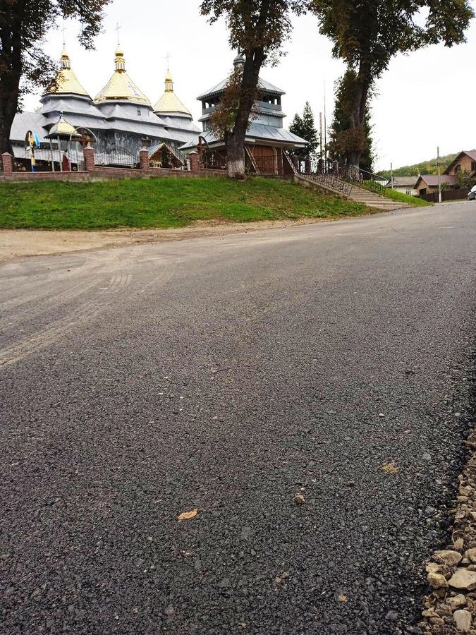 Капітальний ремонт дороги зробили у двох селах Гвіздецької ТГ 3