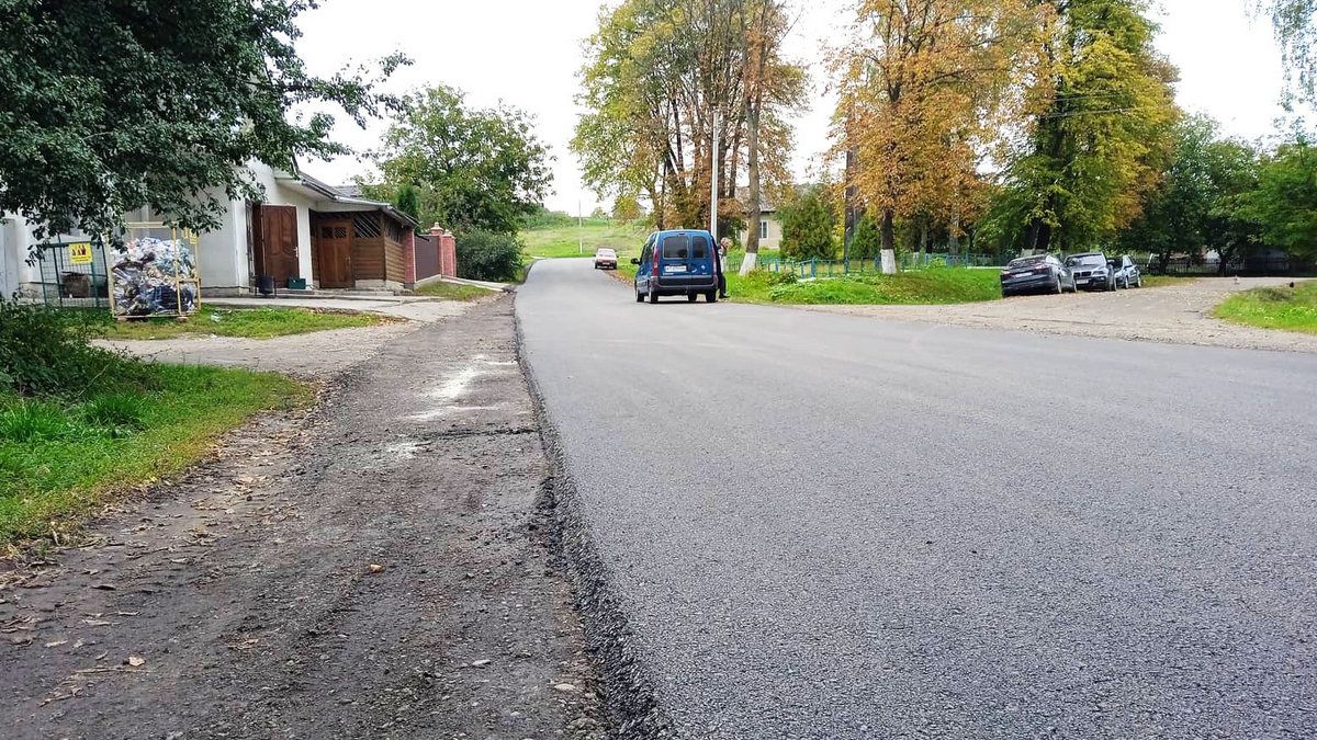 Капітальний ремонт дороги зробили у двох селах Гвіздецької ТГ 1