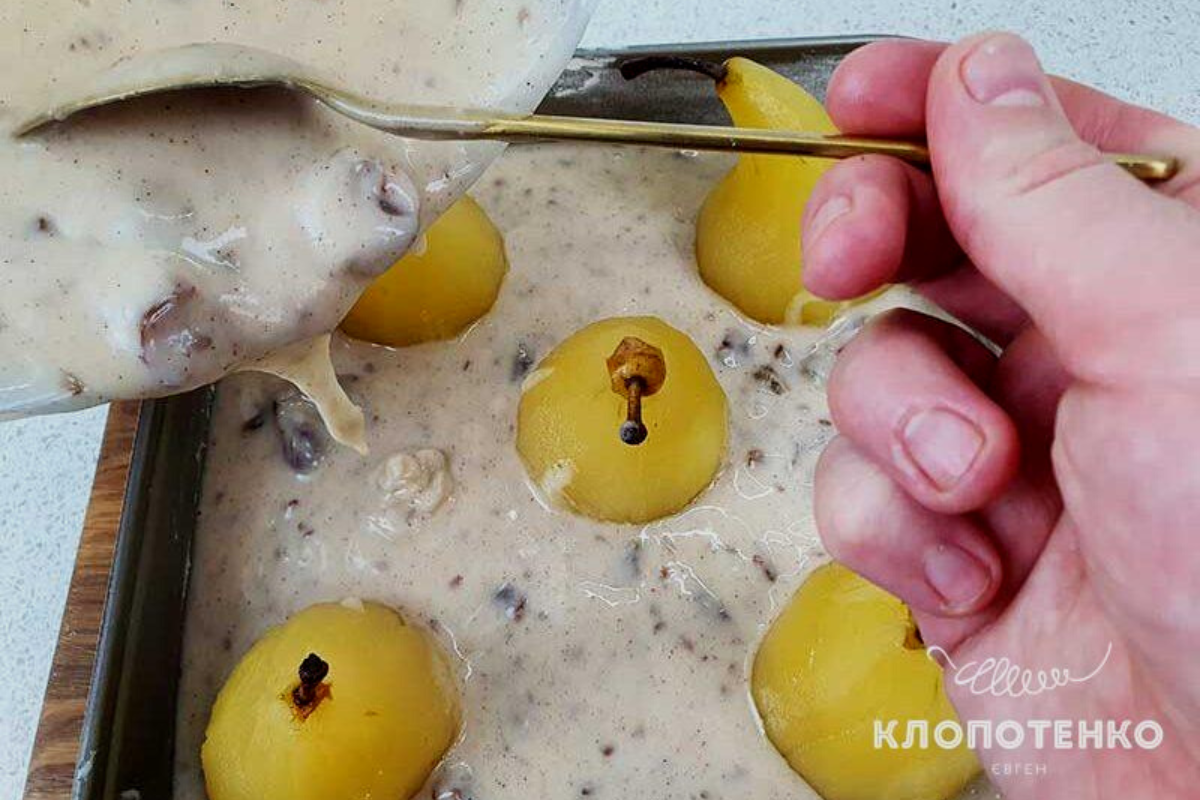 Грушевий пиріг з фініками | Смачний рецепт 7