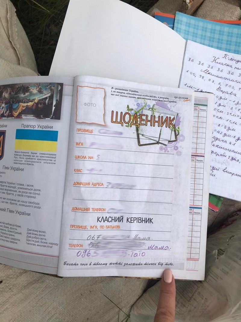 На Коломийщині виявили нечупар, які викинули сміття, за номером телефону у щоденнику 1