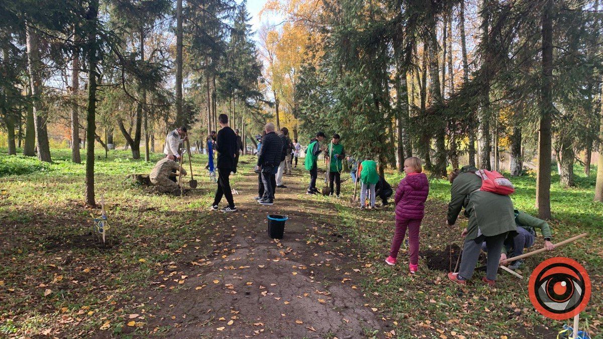 Алею пам'яті висадили біля реабілітаційного центру для військових у Ценяві 4