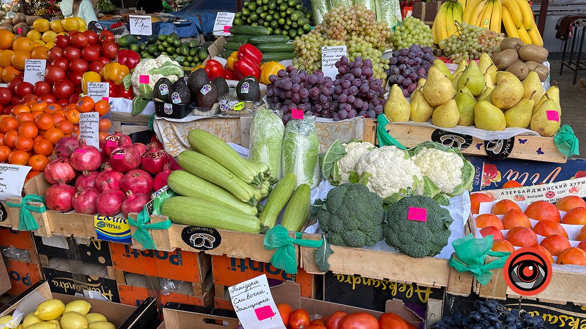Вартість фруктів у Коломиї наприкінці жовтня 1
