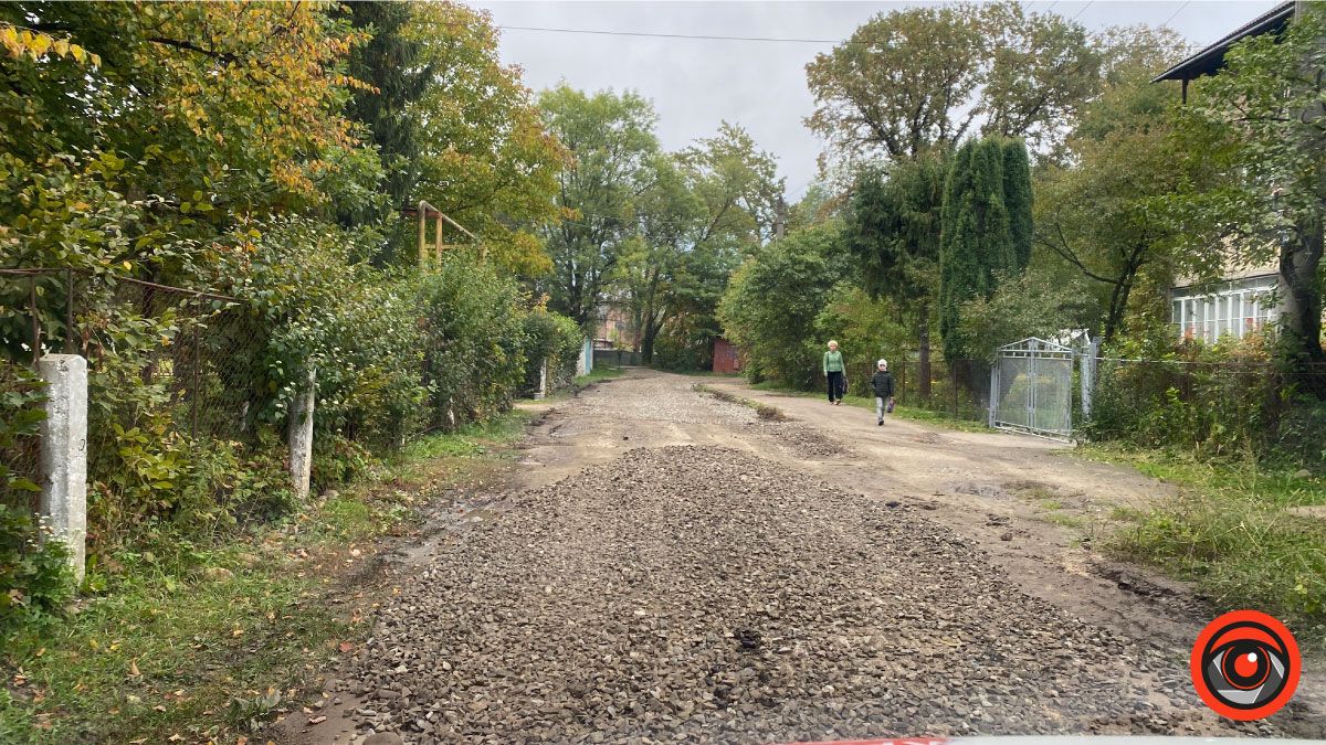 Одну з вулиць в Коломиї защебенили 2