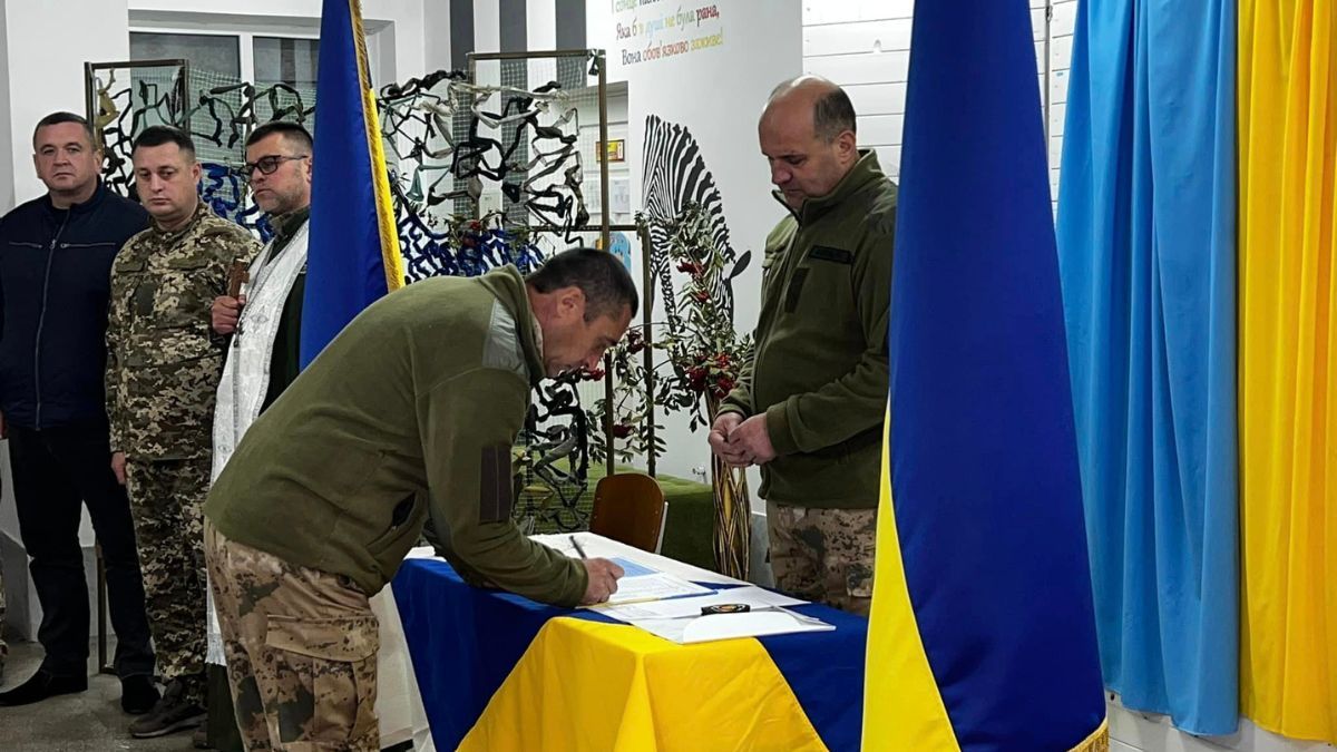 У Нижньовербізькій ТГ бійці добровольчого формування склали присягу на вірність Україні 1