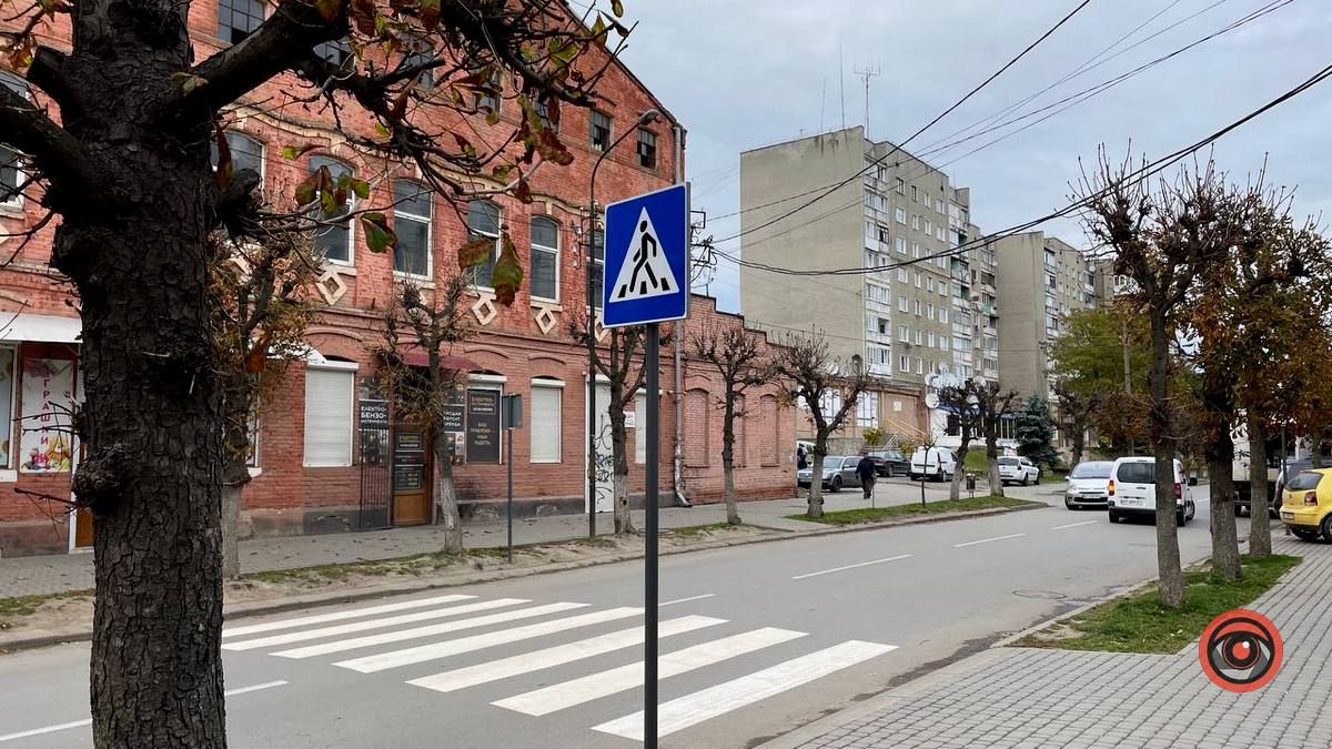 Новий пішохідний перехід на вулиці Січових Стрільців 1