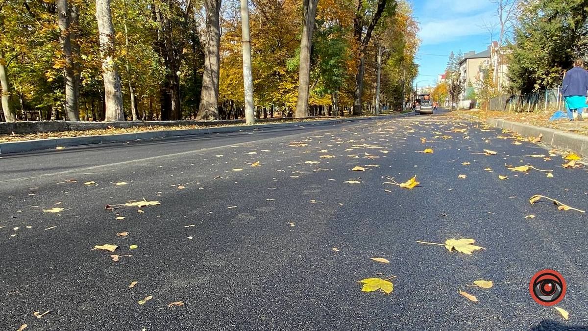 Як нова копійка: на вулиці Чайковського вистелили свіжий асфальт 3