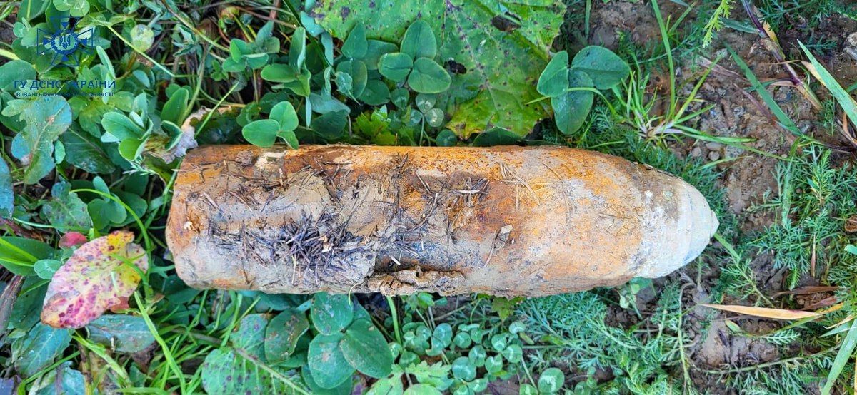 На подвір'ї в мешканців Коломийщини знайшли гранату 2