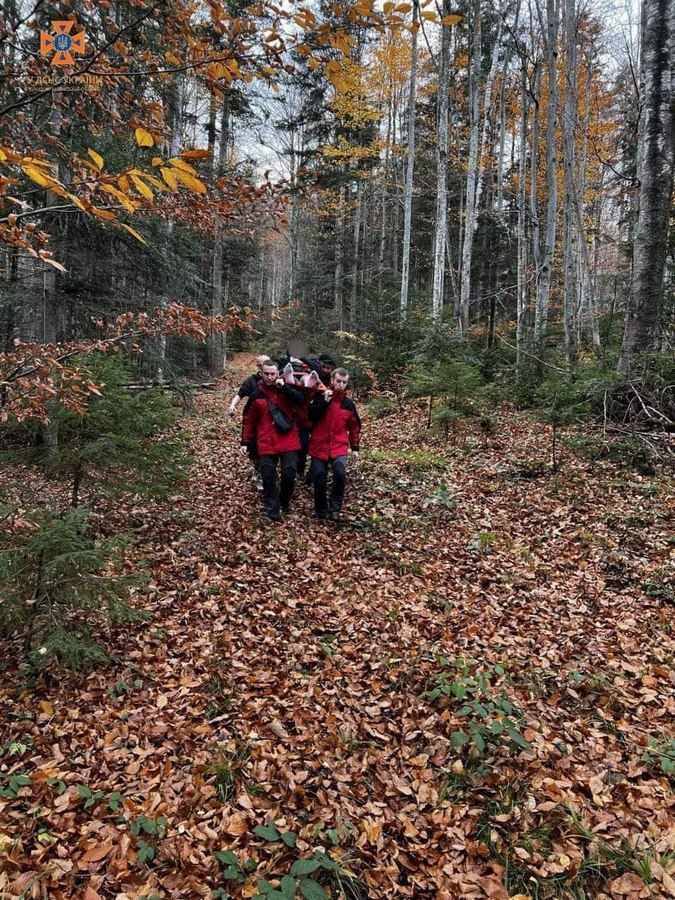 Травмувався у лісовому масиві: рятувальники допомагали мешканцю Яремче 2