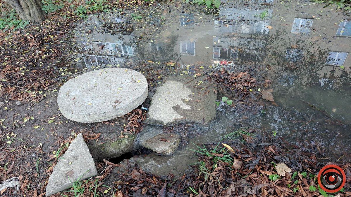 Каналізаційні ріки на вулиці Богуна в Коломиї не помічають комунальники 13