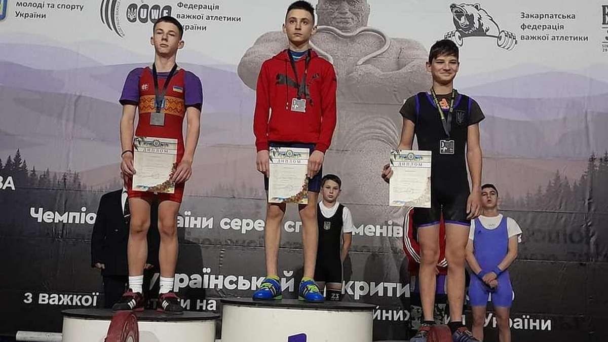 Шестеро коломиян здобули призові місця на Чемпіонаті України з важкої атлетики 1