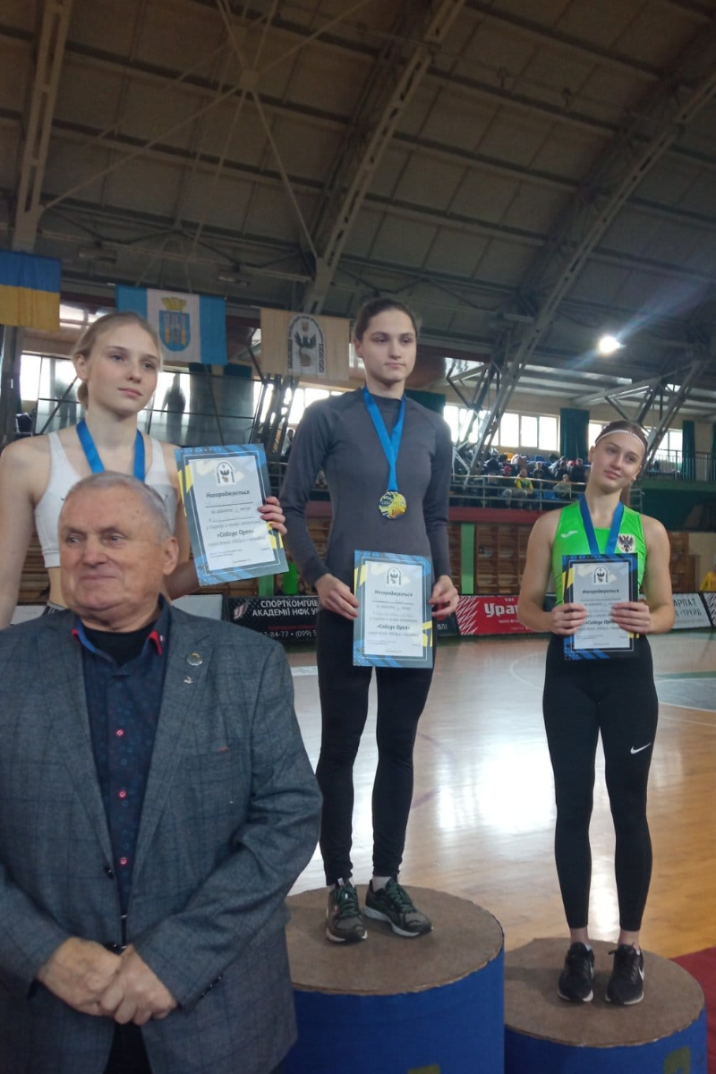 Коломияни зайняли призові місця у легкоатлетичному турнірі "College open-2022" 2